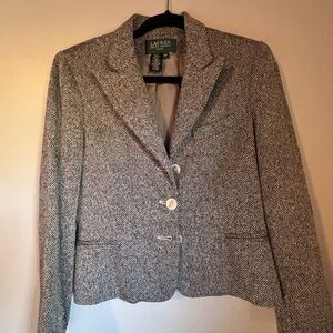 Vintage Lauren Ralph Lauren Women's Tweed Blazer